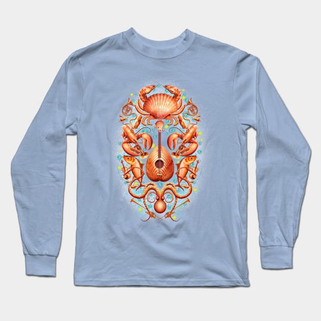 URIC ACID ORCHESTRA Long Sleeve T-Shirt by ADAMLAWLESS